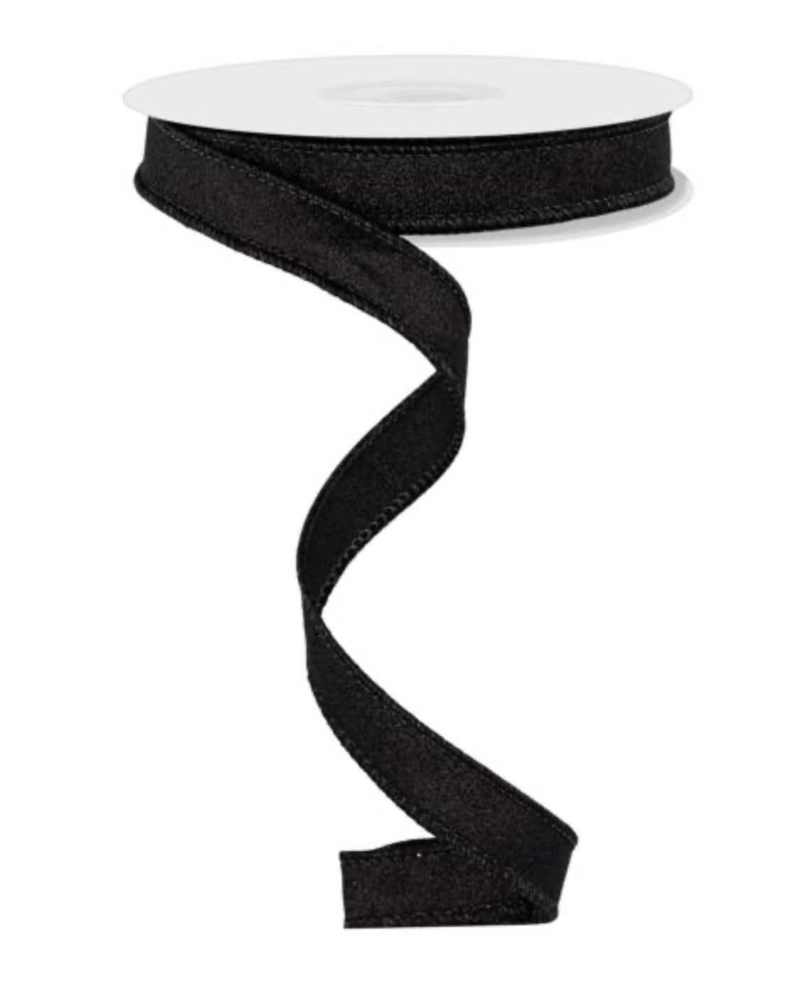 Black shimmer 5/8” wired ribbon - Greenery MarketRibbons & TrimRGF108902