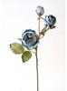 Blue dried look rose spray - Greenery Marketartificial flowers149081 copy