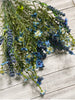 Blue filler flower with blue babies breath - Greenery Market30356ttbl