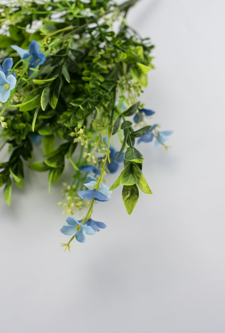 Blue flower and greenery bush - Greenery Market32025-BL