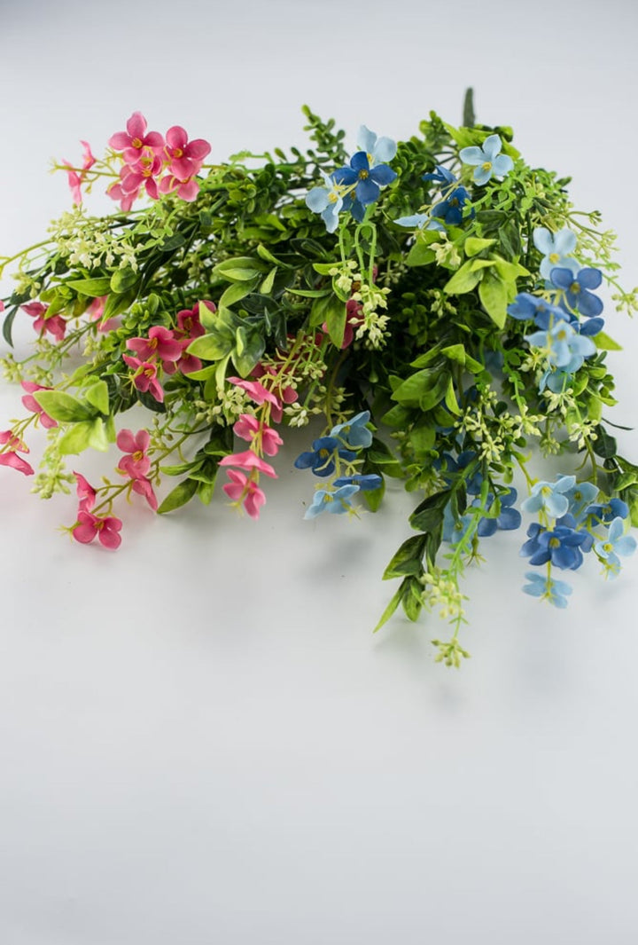 Blue flower and greenery bush - Greenery Market32025-BL