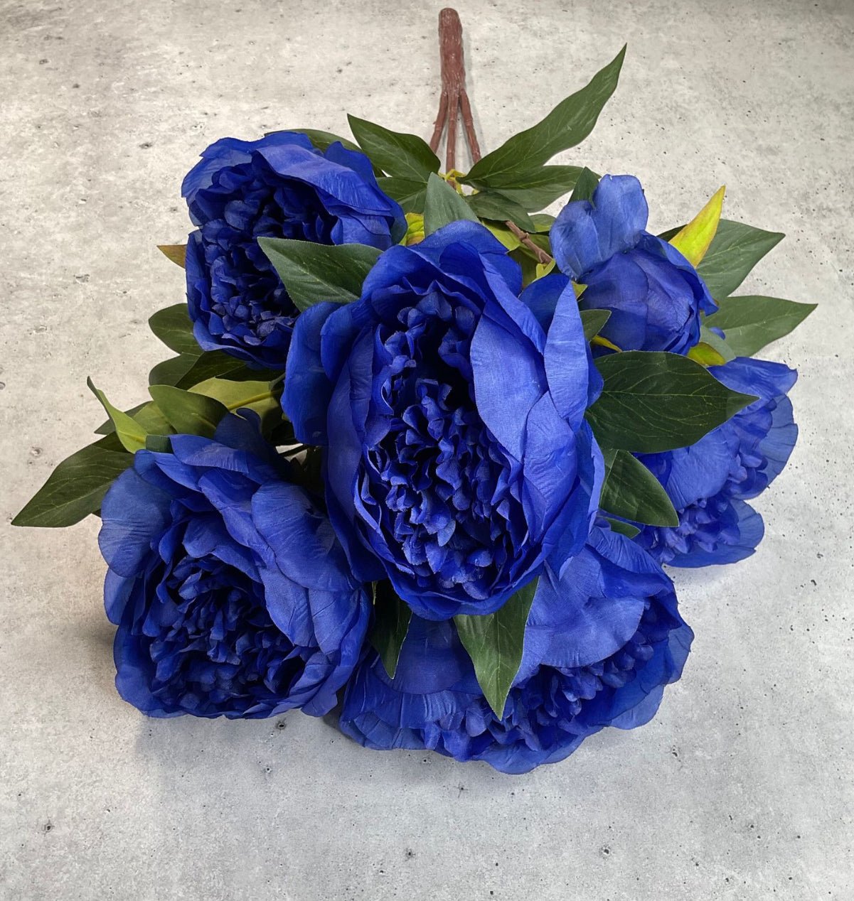 Blue garden peony bush - Greenery Marketartificial flowers27177
