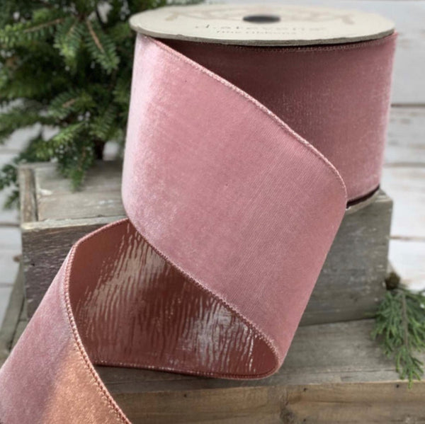 2.5 Pink Linen Ribbon, D. Stevens Ribbon, Designer Ribbon – Joycie Lane  Designs