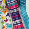 Bright Butterfly x 3 ribbon bow bundle - Greenery Market
