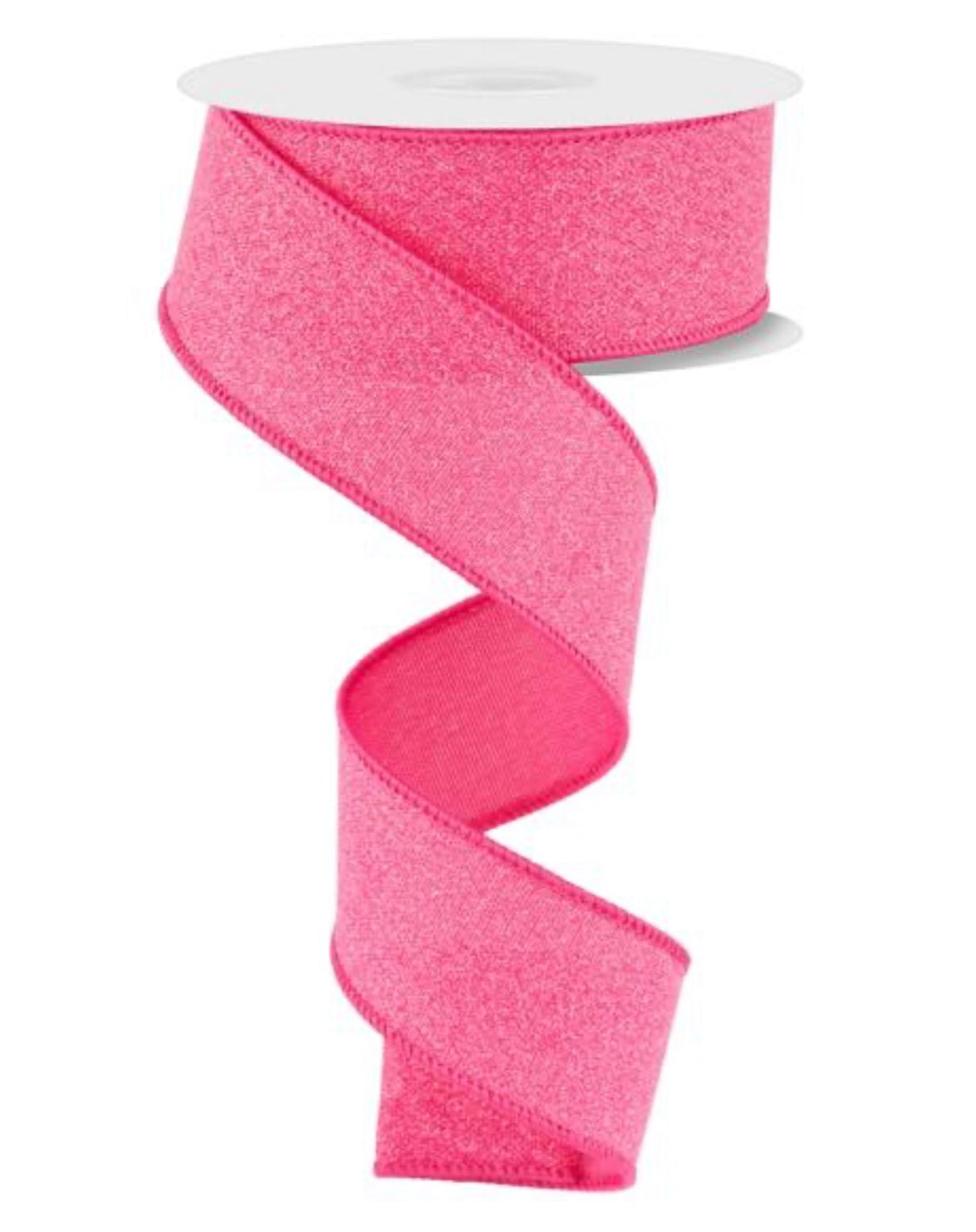 Bright Pink crystal wired ribbon 1.5” - Greenery MarketWired ribbonRGE199407