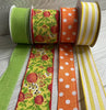 Brights floral bow bundle x 4 wired ribbons - Greenery MarketWired ribbon