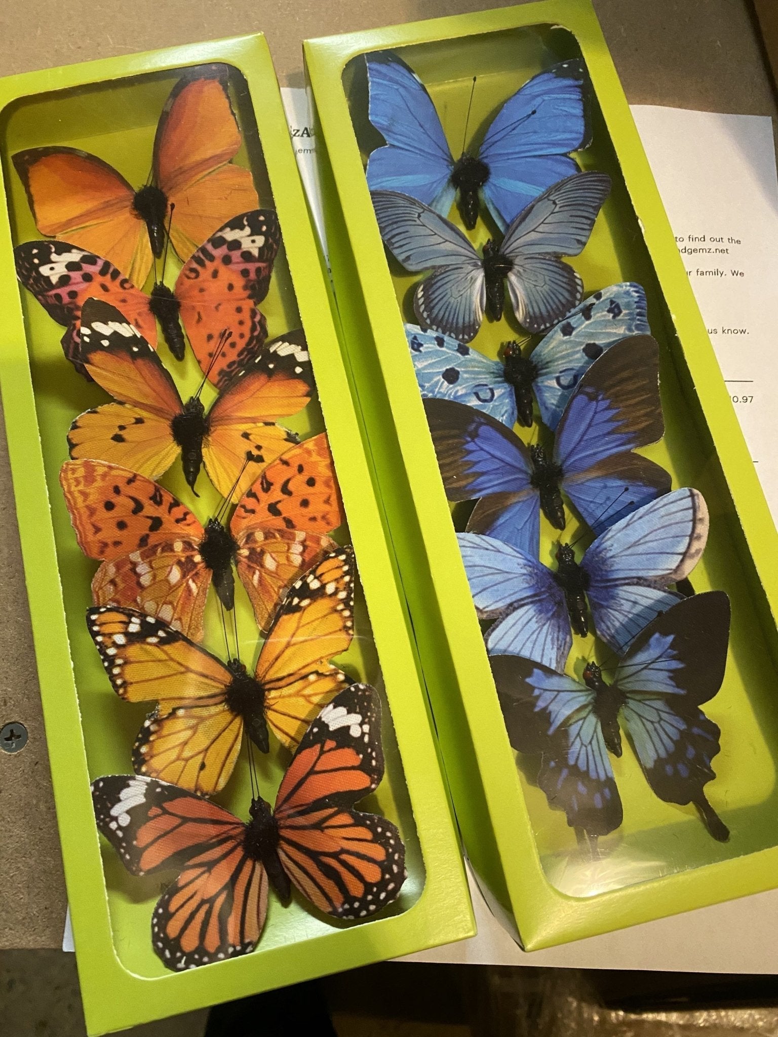 Butterfly, fabric butterflies - coral - Greenery Marketwreath enhancementsMT24190 coral