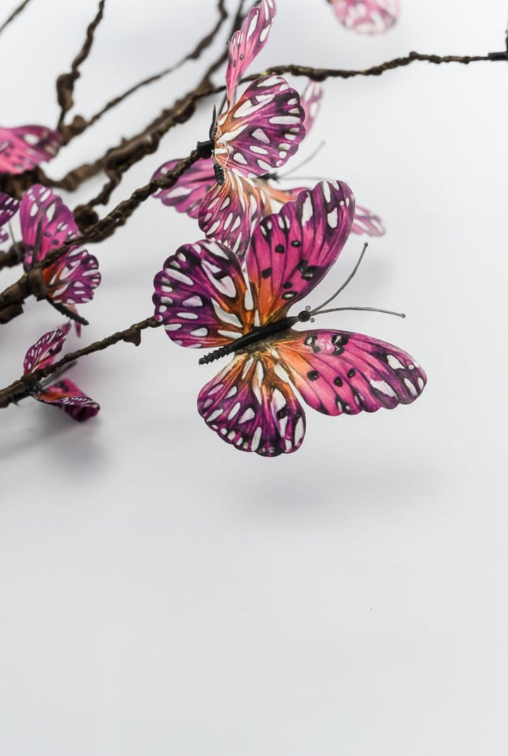 Butterfly twigs bush - magenta - Greenery MarketArtificial Flora82644-PU