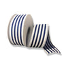 Cabana stripe - navy and white 1.5” - Greenery Market Wired ribbon