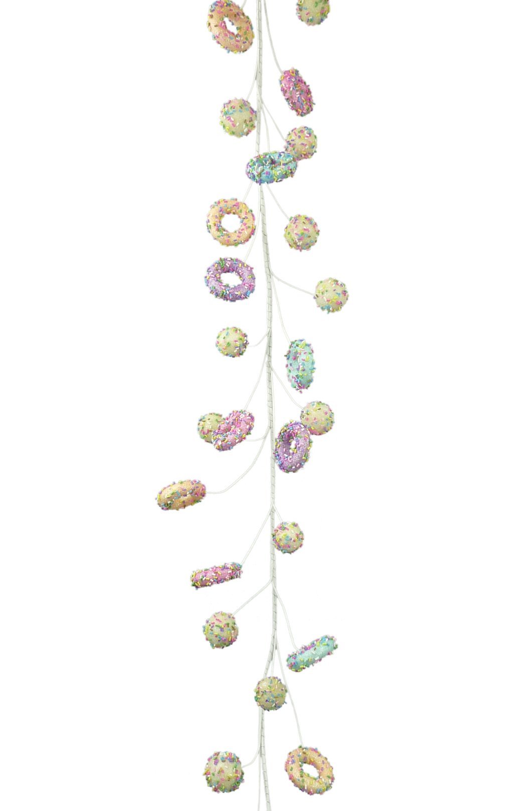 Cakepop and donut garland 5’ - Greenery Market Garland