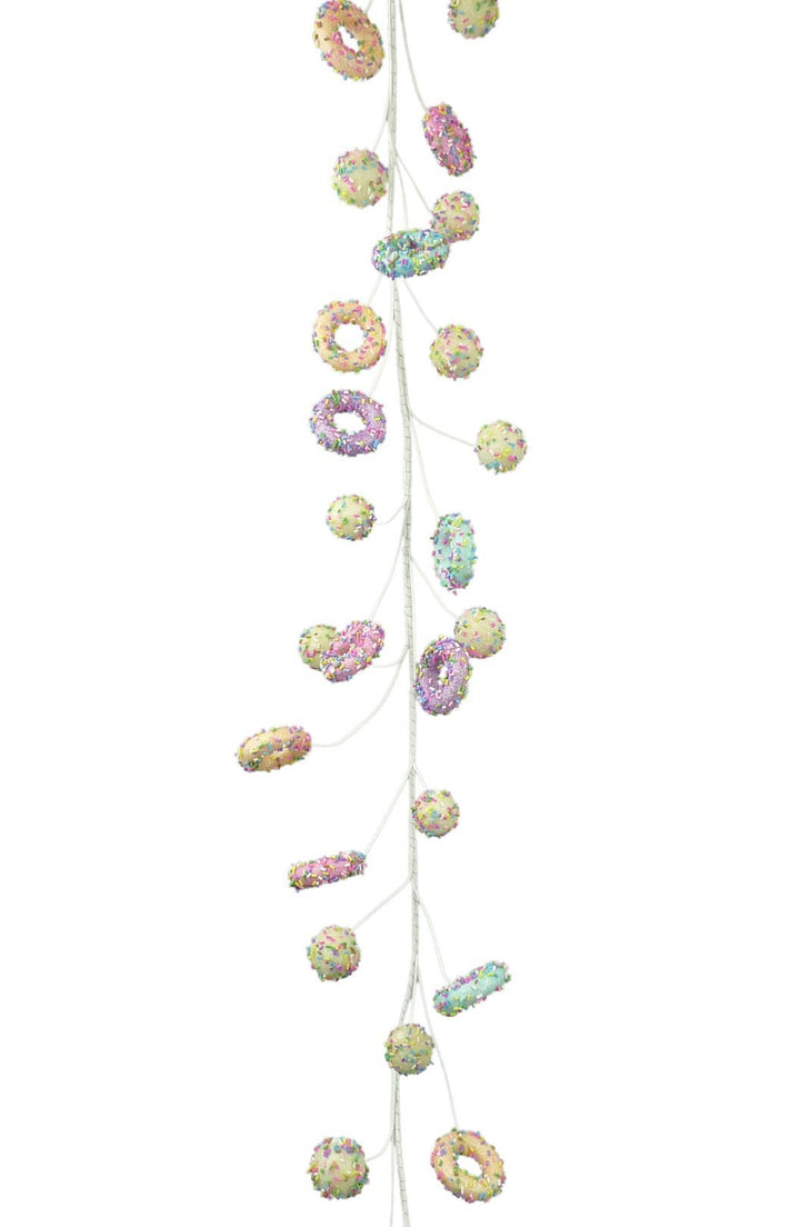 Cakepop and donut garland 5’ - Greenery Market Garland