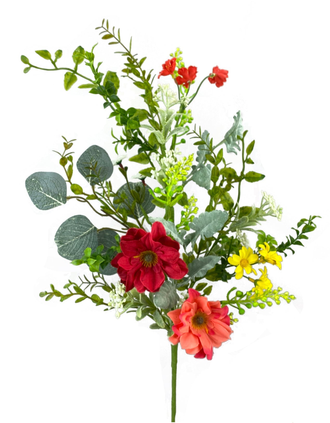 Camellia flower spray with greenery Greenery Market