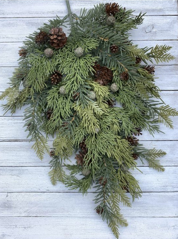 Cedar and cone spray - customer favorite every year - Greenery Marketgreenery26106 x 6