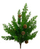 Cedar pine bush with cones - Greenery Marketgreenery84823BU19