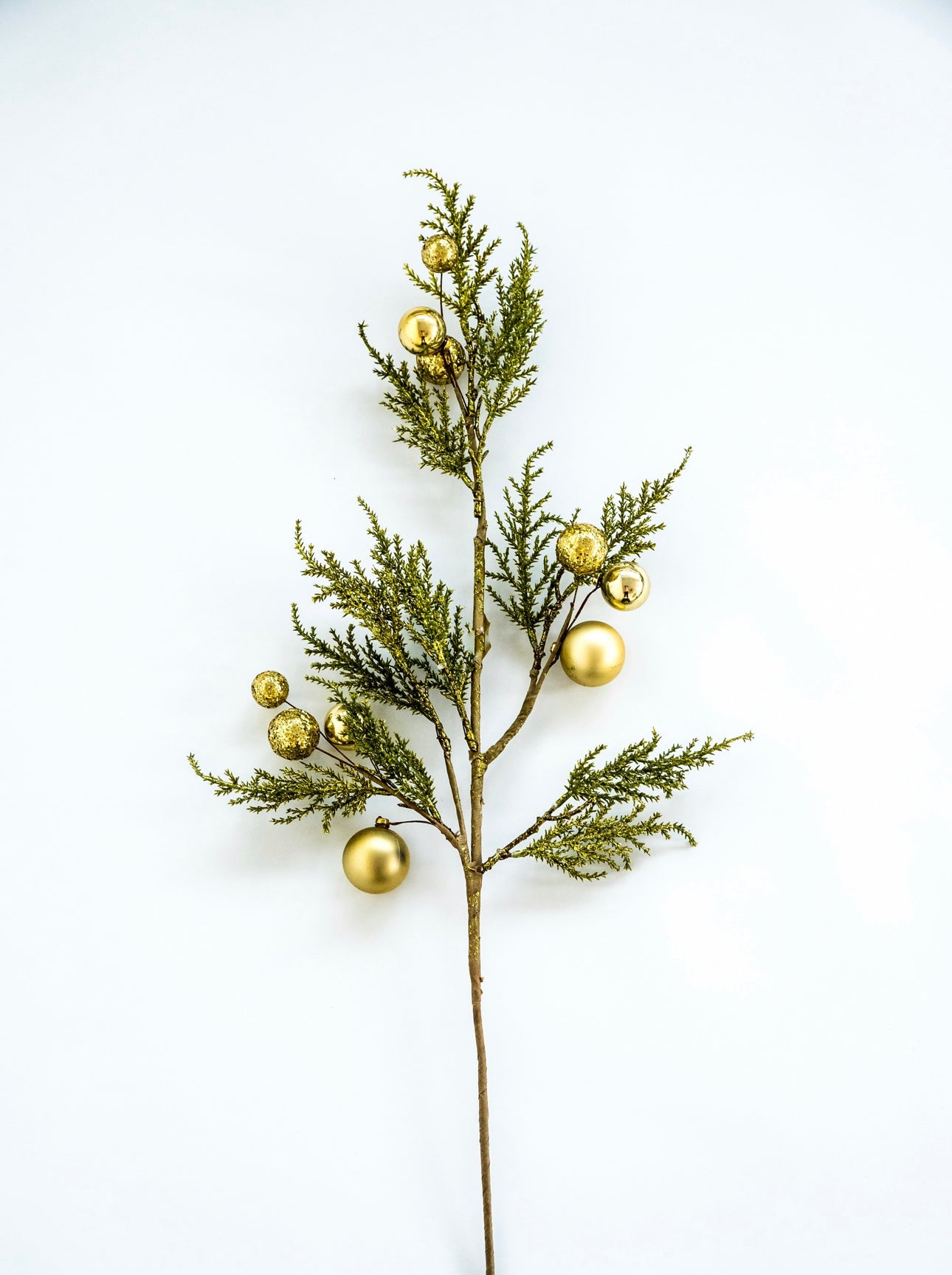 Cedar spray with gold ornaments 26” - Greenery MarketXG962-GO