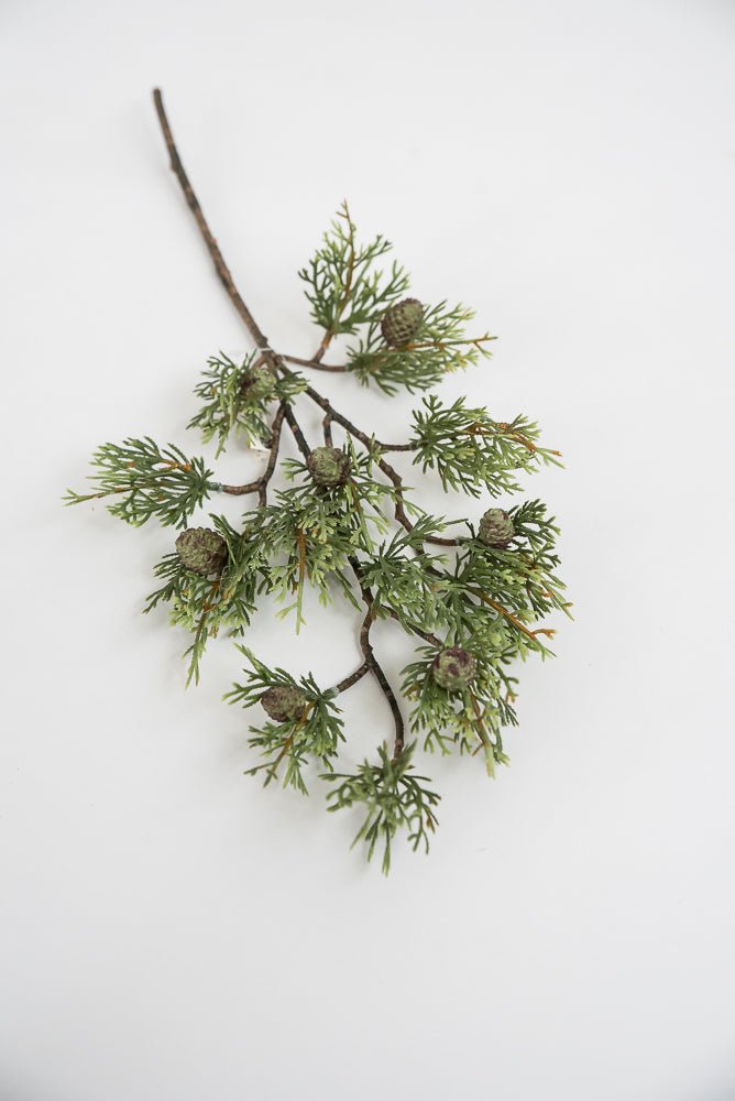 Cedar spray with life like cones 21” - Greenery Marketgreenery27290