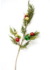Cedar spray with red, green, and gold ornaments 26” - Greenery MarketChristmasXg962-RGGO
