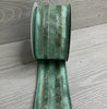 Celadon frosty stripe 2.5” wired farrisilk ribbon - Greenery MarketRibbons & TrimRG695-75