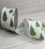Christmas tree white velvet wired ribbon 2.5” - Greenery MarketRibbons & Trim177401
