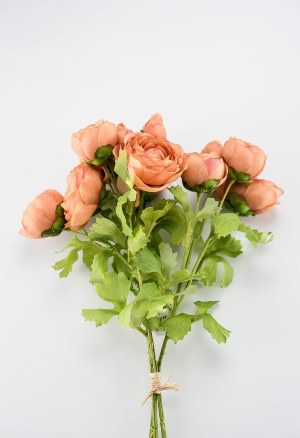 Creamy peach ranunculus bundle - Greenery Marketartificial flowers27039