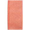 Dark peach solid poly linen ribbon 1.5” - Greenery MarketWired ribbonx314809-46