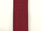 Dark red burgundy poly linen, 1.5" x 10 yards - Greenery Market