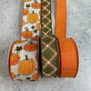 DIY bow making bundle - dot pumpkins - Greenery MarketRibbons & Trim