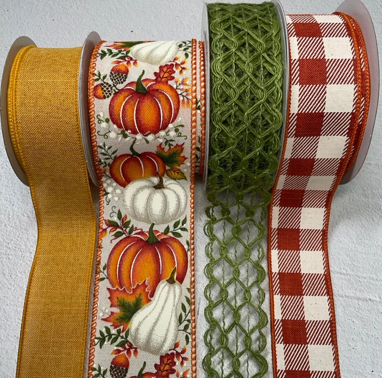 DIY bow making bundle -pumpkins and mesh - Greenery MarketRibbons & Trim