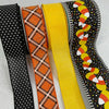 DIY ribbon bow bundle x 4 rolls- halloween candy corn - Greenery MarketRibbons & TrimCandycornx4