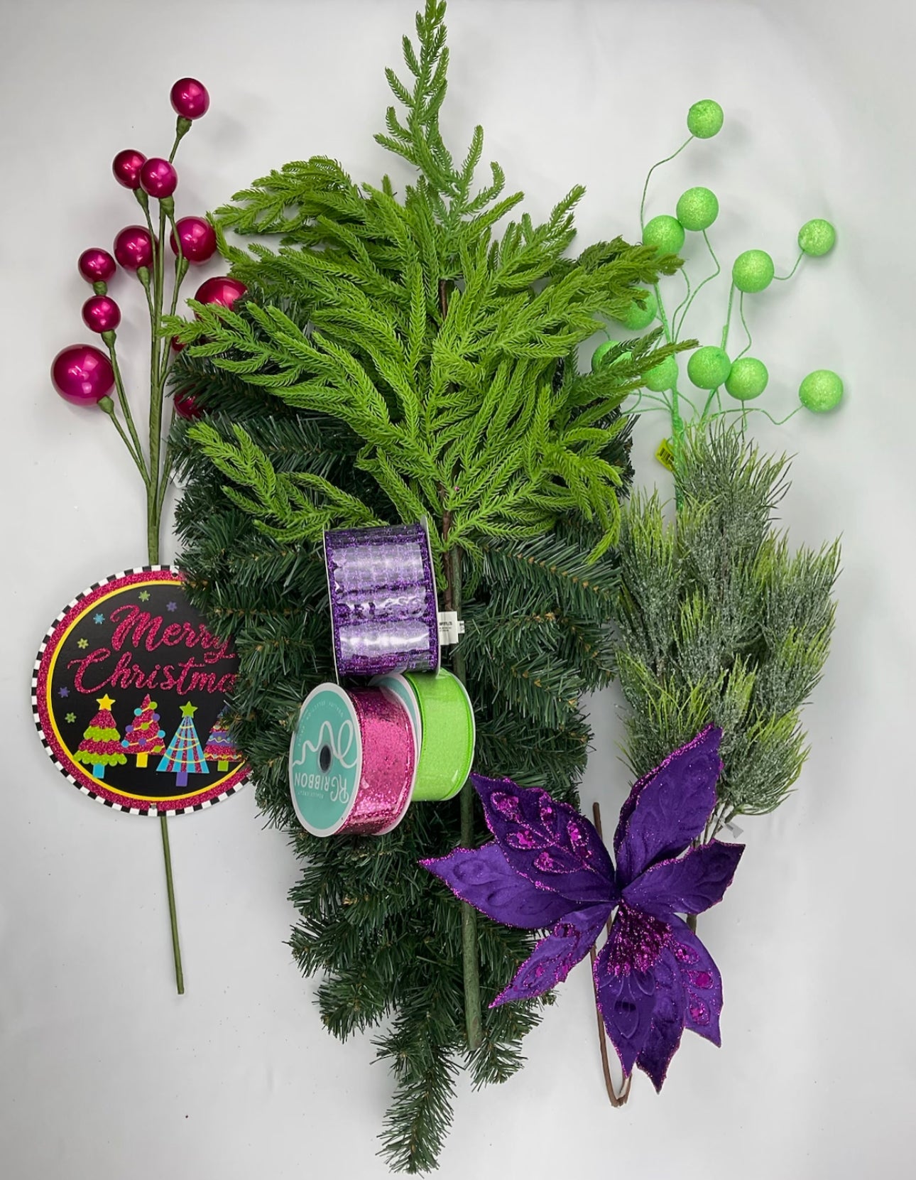 DIY Swag making kit jeweled trees Greenery Market