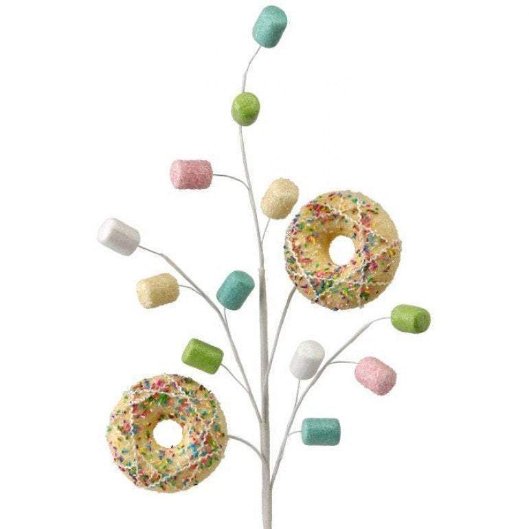 Donut picks, donuts spray - Greenery Market wreath enhancements