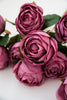 Dusty lavender cabbage rose bush - Greenery Marketartificial flowers26904