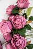 Dusty lavender cabbage rose bush - Greenery Marketartificial flowers26904