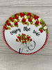 Enjoy the ride strawberries 10” round sign - Greenery MarketNovelty Signs