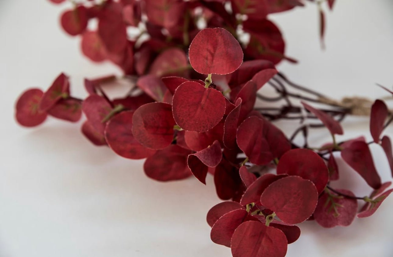 Eucalyptus bundle - red wine - Greenery MarketArtificial Flora26365