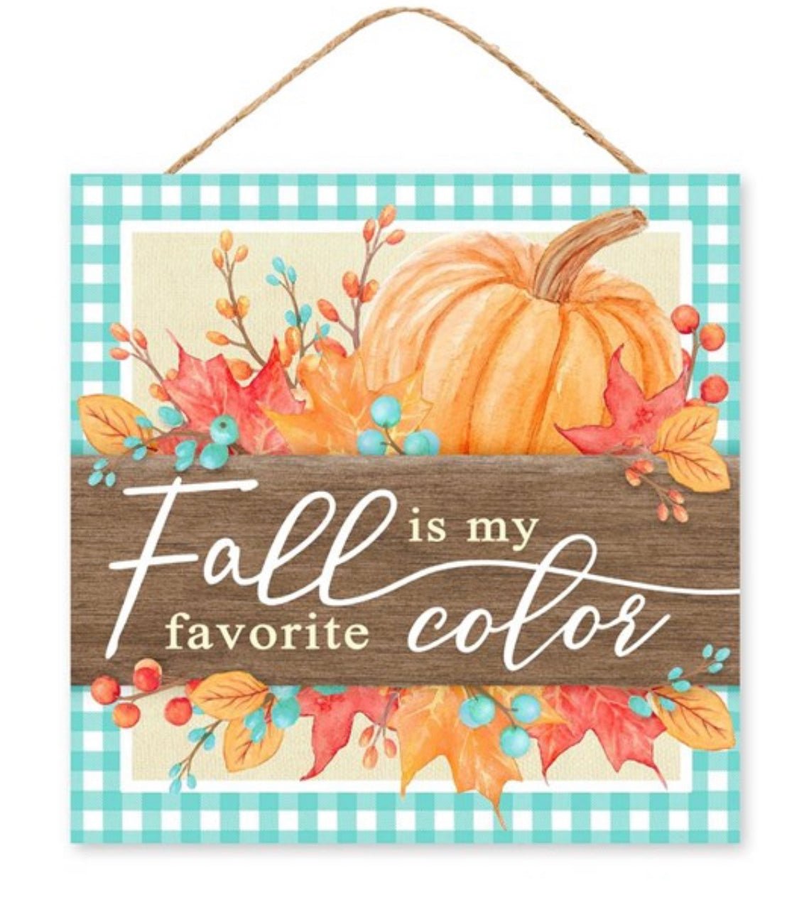 Fall is my favorite color sign - Greenery Marketsigns for wreathsAP7206
