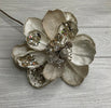 Farrisilk Pearl beaded and jeweled magnolia - Greenery MarketFW163-62
