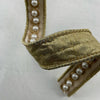 Farrisilk pearl border in cream ribbon - 1” - Greenery Marketwired ribbonRK316-01