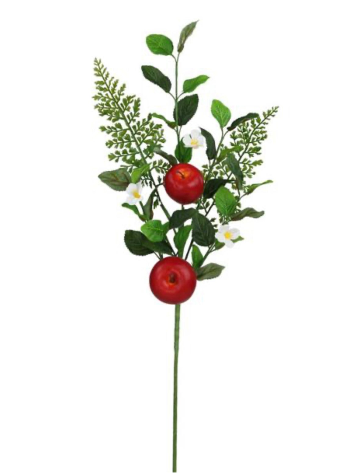 Faux Apples fruit spray with mixed greenery - Greenery MarketEC8263