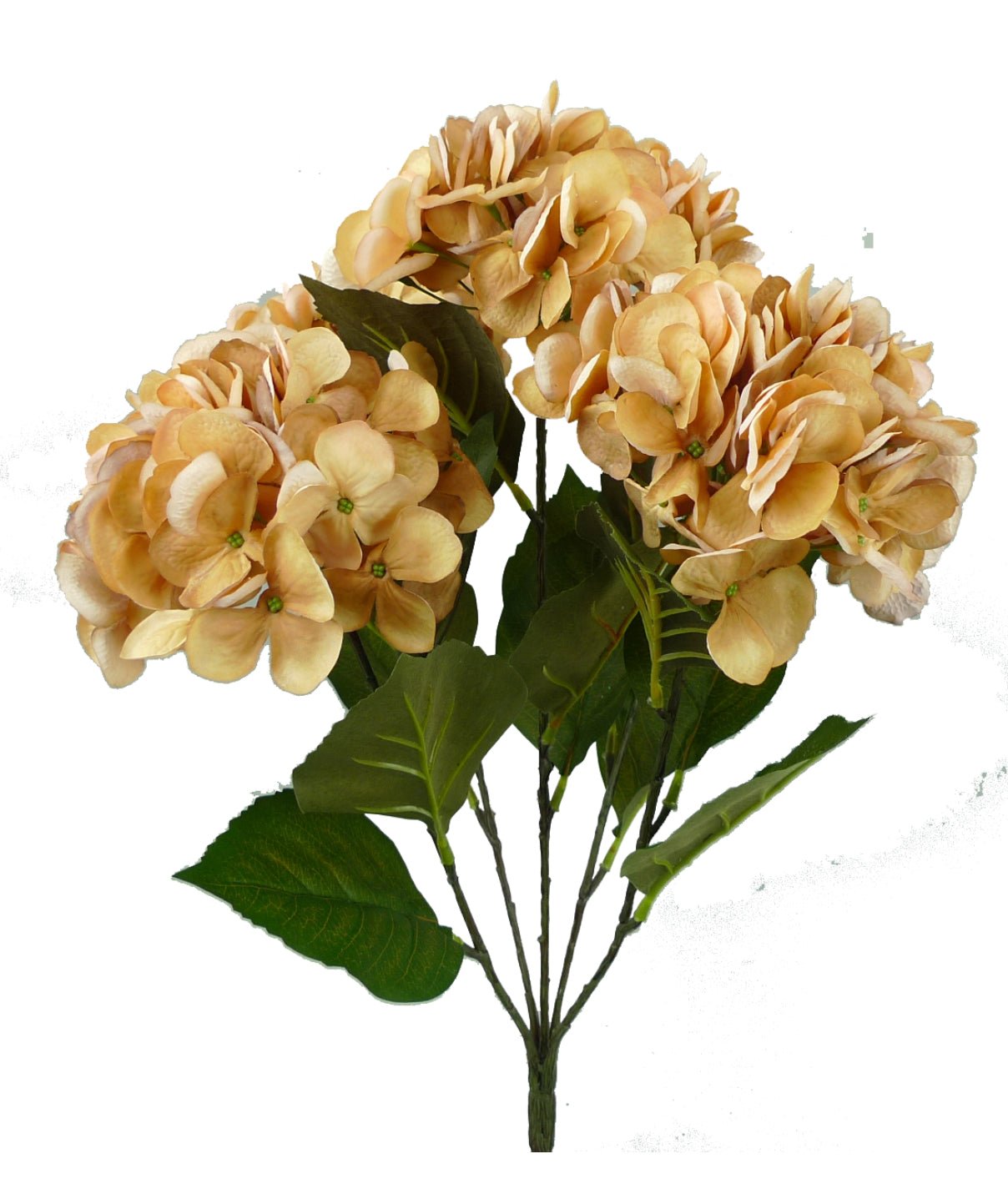 Faux dried Hydrangea bush - beige - Greenery Marketartificial flowers56652BE