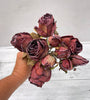 Faux dried rose bundle - burgundy - Greenery MarketArtificial Flora26443