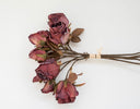 Faux dried rose bundle - burgundy - Greenery MarketArtificial Flora26443