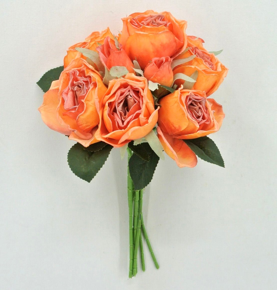 Faux dried rose bundle - orange - Greenery MarketArtificial Flora20184-OR