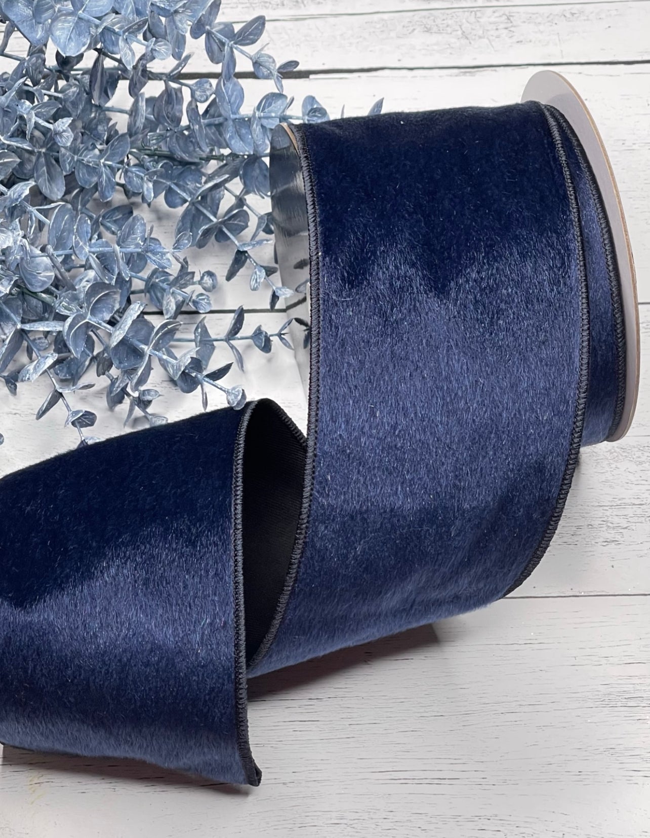 Blue Wired Ribbon