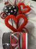 Faux velvet heart spray for Valentine’s Day - Greenery MarketPicks62584rd