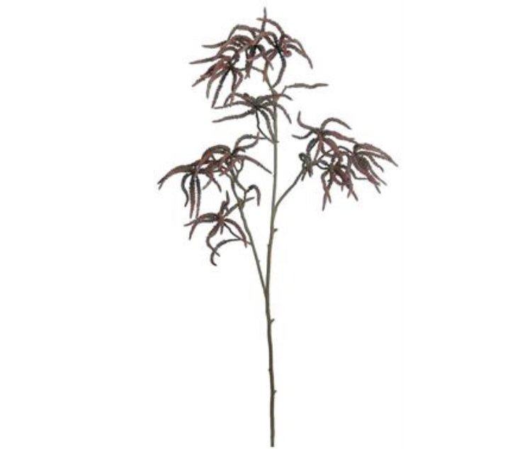 Flocked grass stem - burgundy - Greenery MarketArtificial Florafl5428-bu