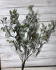 Flocked greenery bush - laurel bush with lots of snow - Greenery Marketgreenery83209snow