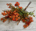 Flower and nandina bundle - orange - Greenery MarketArtificial Flora26355