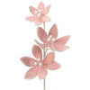 Frosted pink candy poinsettia spray - Greenery Marketartificial flowersMTX68864 PAPK