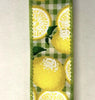 Gingham plaid Lemons wired ribbon 1.5” 50 yards - Greenery Market Wired ribbon